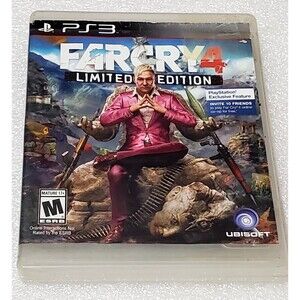 Far Cry 4 Limited Edition (Playstation 3, PS3) No Manual Untested